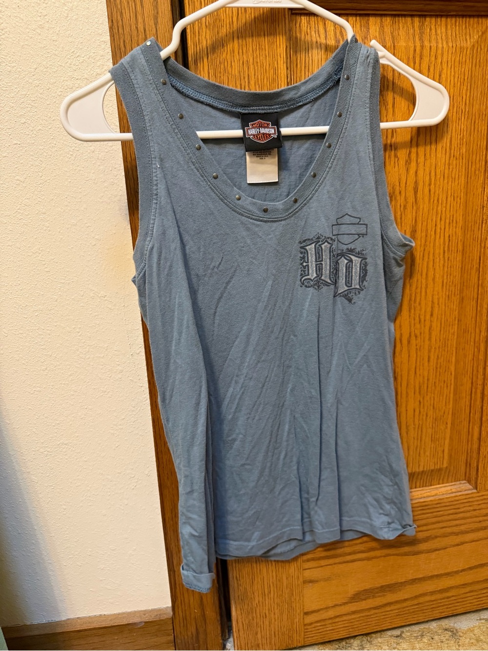 Harley-Davidson Slate Blue Studded Women's Tank